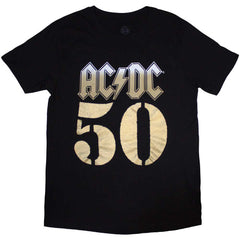 AC/DC Unisex T-Shirt - Bolt Array 50th Anniversary  - Official Licensed Design