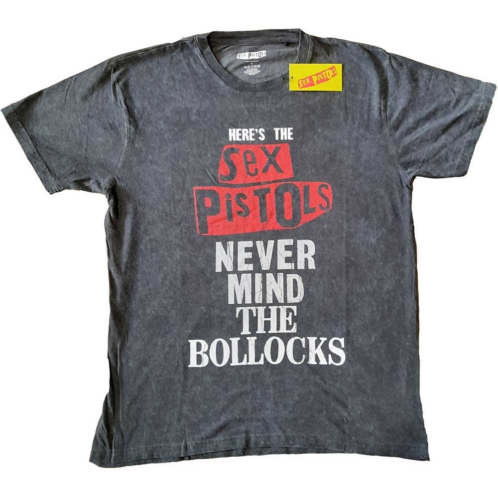 The Sex Pistols T-Shirt -Never Mind The Bollocks Distressed (Dip-Dye)D pic