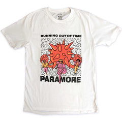 Paramore Adult T-Shirt - Running Out Of Time - Official Licensed Design