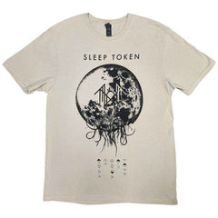Sleep Token Unisex T-Shirt - Take Me Back to Eden (Back Print)- White Official Licensed Design