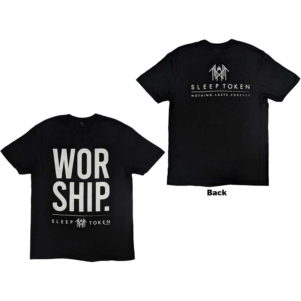 Sleep Token Unisex T-Shirt - Worship (Back Print) - Official Licensed Design