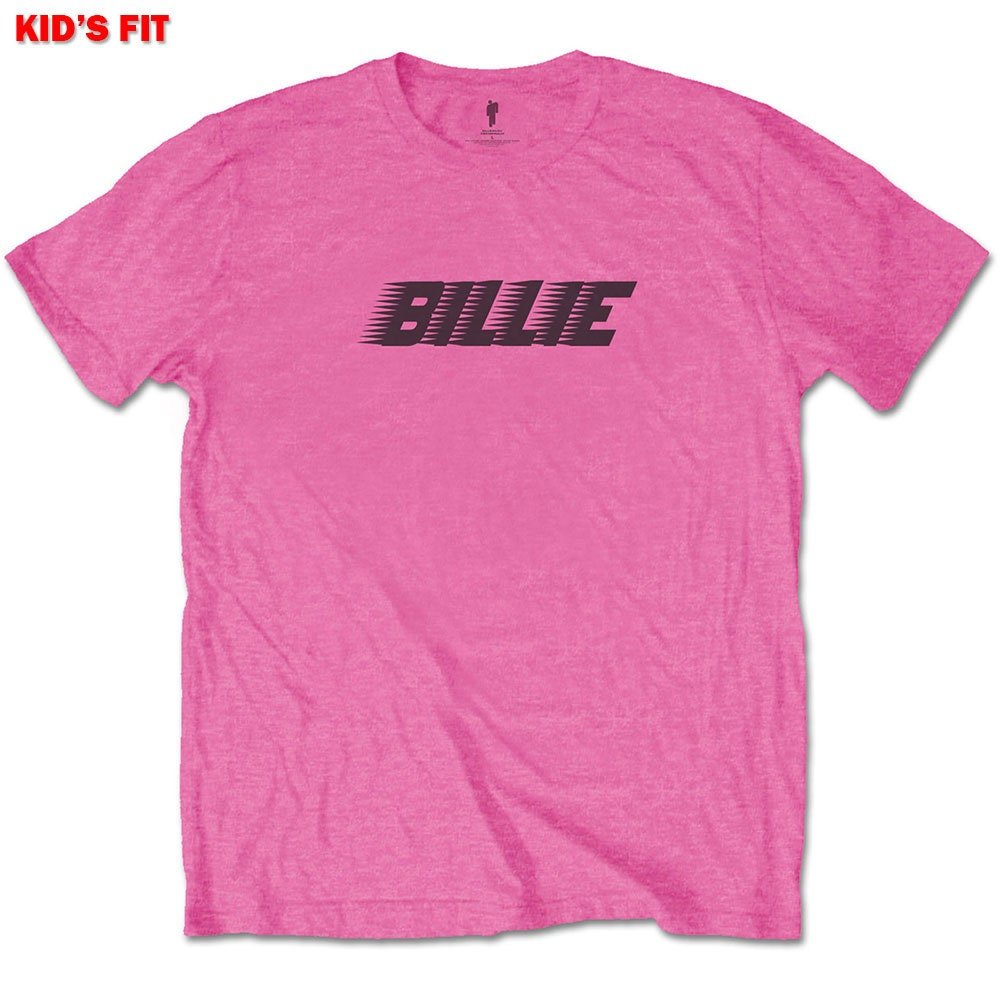 Billie Eilish Kids T-Shirt - Racer Logo & Blosh (Back Print)- Official Licensed Design - Worldwide Shipping - Jelly Frog