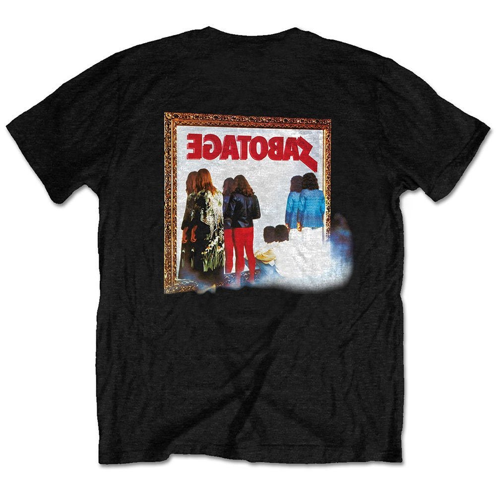 Black Sabbath Adult T-Shirt - Sabotage (Back Print) - Official Licensed Design - Worldwide Shipping - Jelly Frog