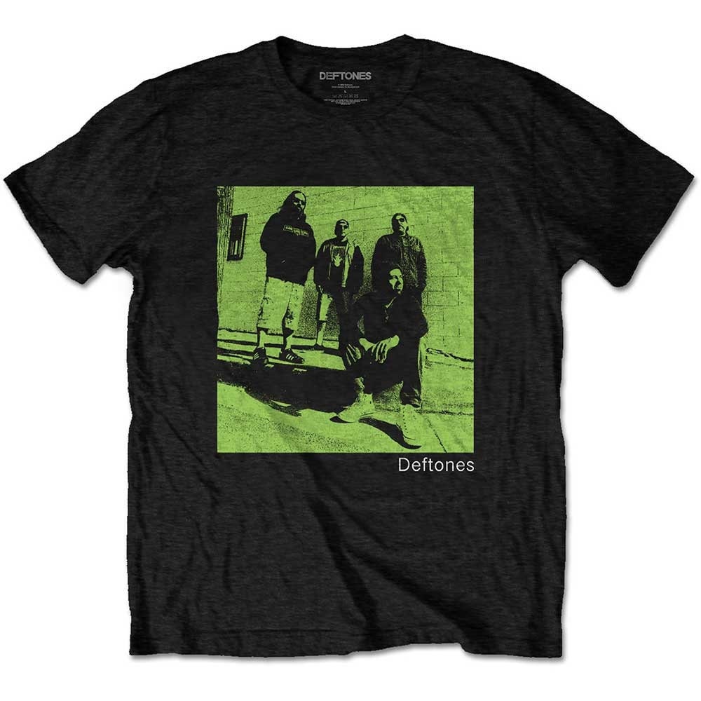 Deftones Adult T-Shirt - Green Photo - Official Licensed Design - Worldwide Shipping - Jelly Frog