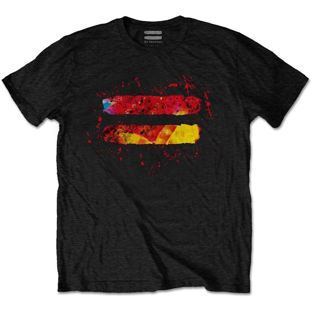Ed Sheeran T-Shirt -Equals Logo - Black Unisex Official Licensed Design - Worldwide Shipping - Jelly Frog