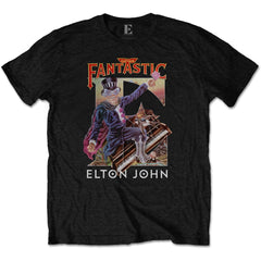 Elton John T-Shirt - Captain Fantastic - Unisex Official Licensed Design - Worldwide Shipping - Jelly Frog