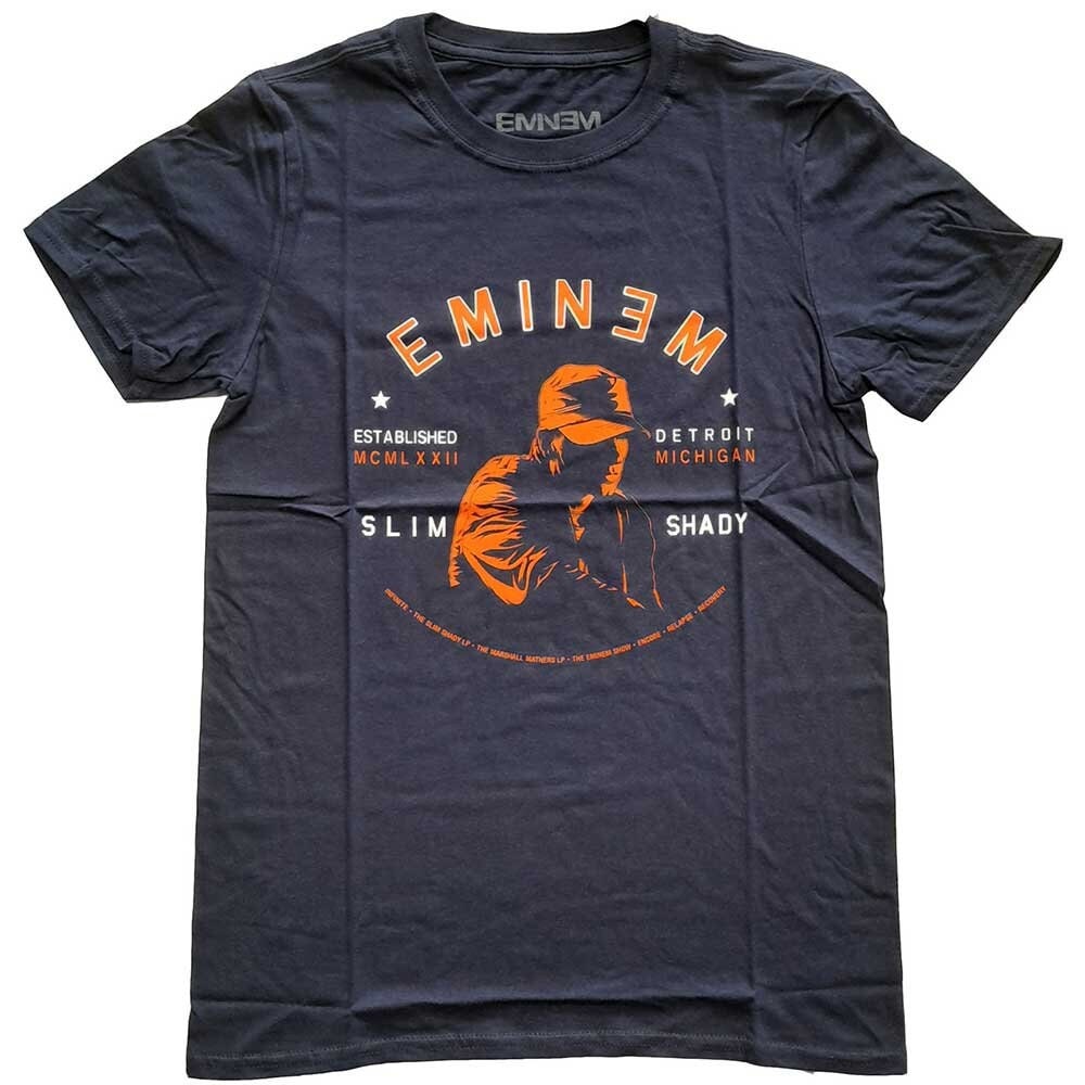 Eminem Adult T-Shirt - Detroit Portrait - Official Licensed Design - Worldwide Shipping - Jelly Frog