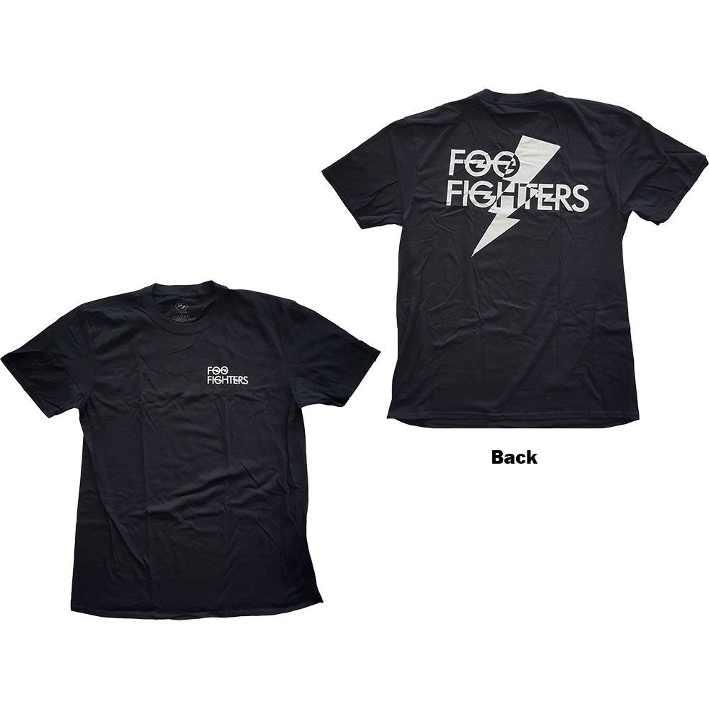 Foo Fighters T-Shirt - Flash Logo (Back Print) - Unisex Official Licensed Design - Worldwide Shipping - Jelly Frog