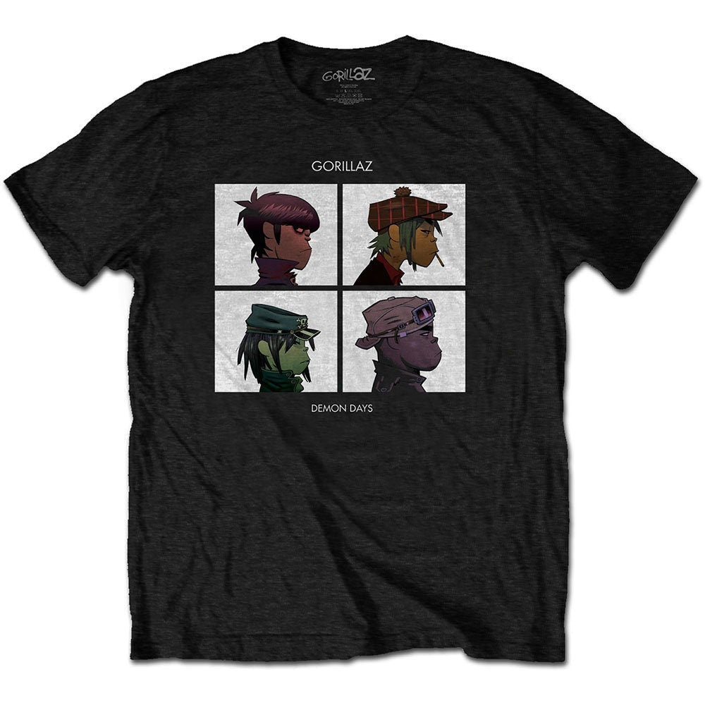 Gorillaz T-Shirt - Demon Days - Black Unisex Official Licensed Design - Worldwide Shipping - Jelly Frog