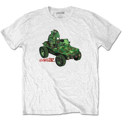 Gorillaz T-Shirt - Green Jeep - Unisex Official Licensed Design - Worldwide Shipping - Jelly Frog