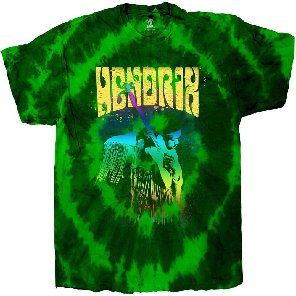 Jimi Hendrix Adult T-Shirt - Hear the Vibe (Wash Collection) - Official Licensed Design - Worldwide Shipping - Jelly Frog