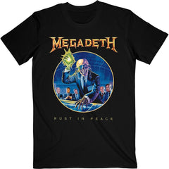 Megadeth Adult T-Shirt - Rust in Peace Anniversary - Official Licensed Design - Worldwide Shipping - Jelly Frog
