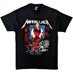 Metallica T-Shirt - Enter Sandman - Unisex Official Licensed Design - Jelly Frog