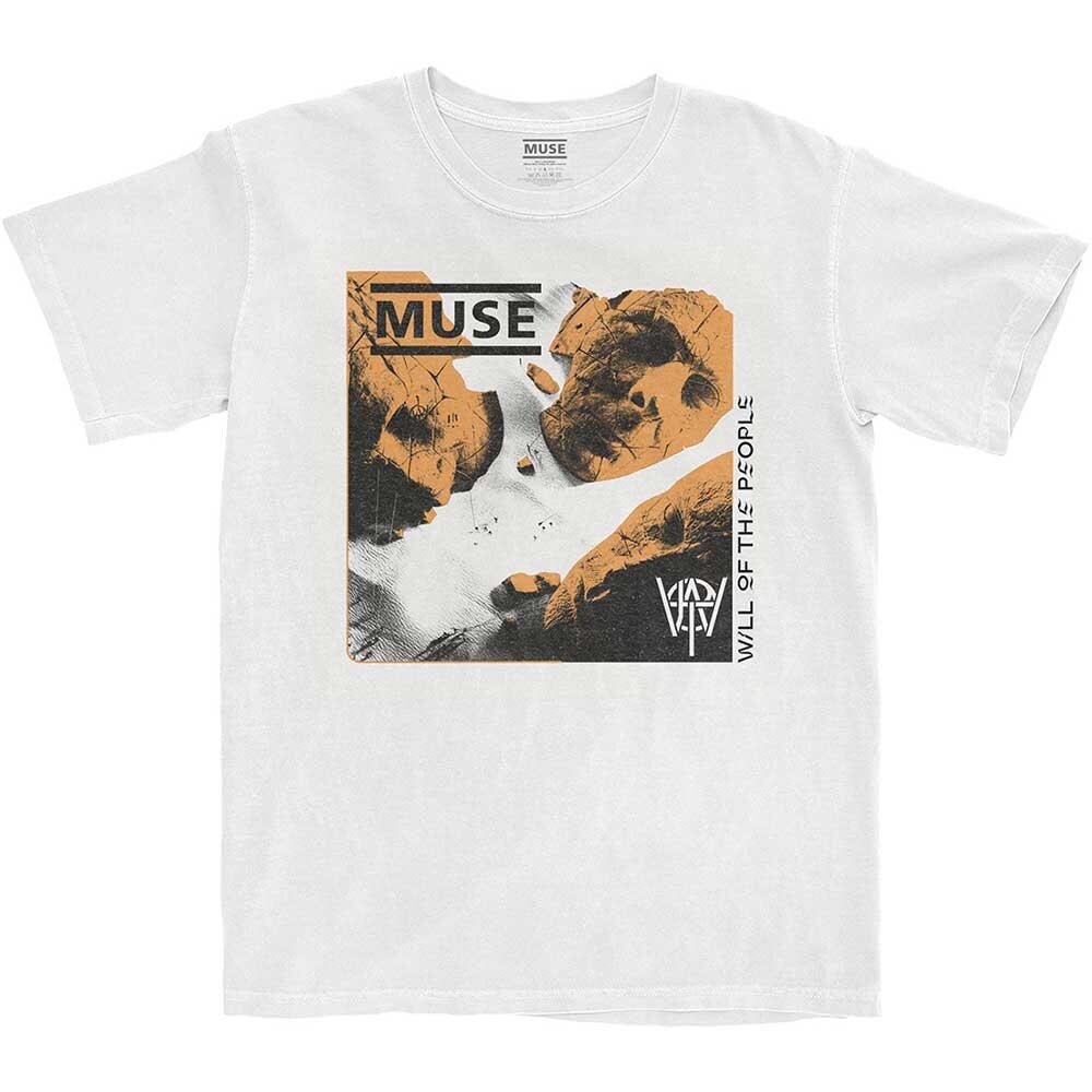 Muse T-Shirt - Will of the People - White Unisex Official Licensed Design - Worldwide Shipping - Jelly Frog