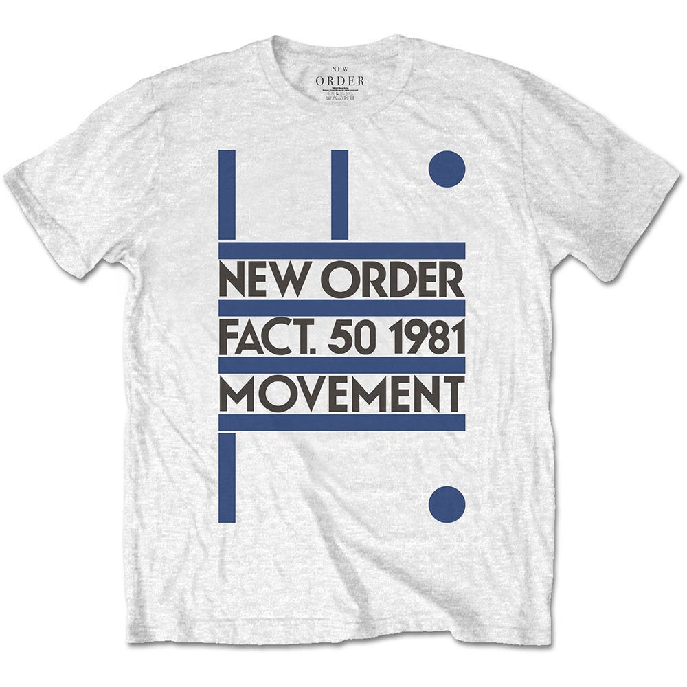 New Order T-Shirt - Movement Design - Unisex Official Licensed Design - Worldwide Shipping - Jelly Frog