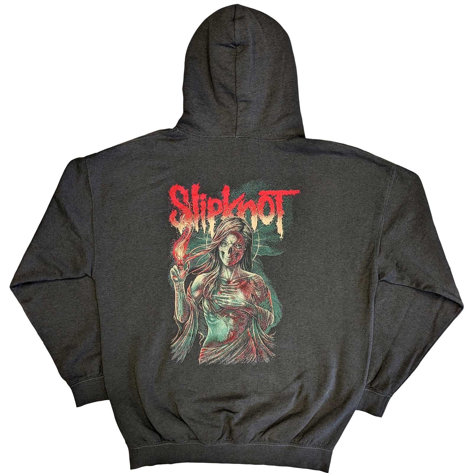 Slipknot Unisex Hoodie - Burn Me Away (Back Print) - Unisex Official Licensed Design - Jelly Frog
