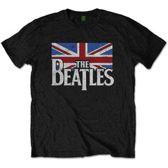 The Beatles Kids T-Shirt - Drop T & Vintage Flag - Kids Official Licensed Design - Worldwide Shipping - Jelly Frog