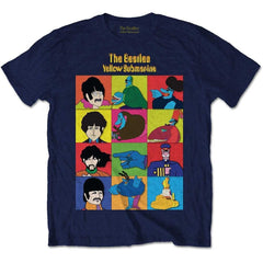 The Beatles Kids T-Shirt - Yellow Submarine Characters - Navy Kids Official Licensed Design - Worldwide Shipping - Jelly Frog