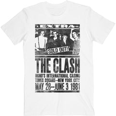 The Clash Adult T-Shirt - Bonds 1981 - Official Licensed Design - Worldwide Shipping - Jelly Frog