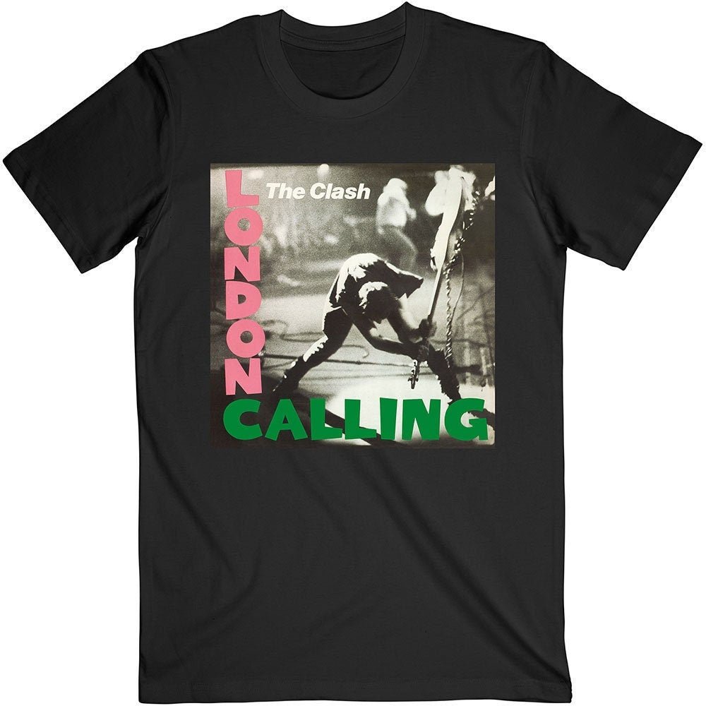 The Clash Adult T-Shirt - London Calling - Official Licensed Design - Worldwide Shipping - Jelly Frog