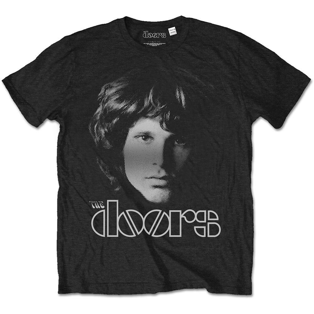 The Doors Adult T-Shirt - Jim Halftone - Official Licensed Design - Worldwide Shipping - Jelly Frog