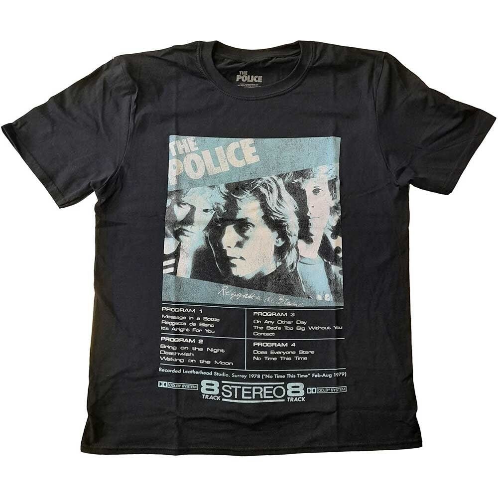 The Police T-Shirt - Reggatta 8 Track - Unisex Official Licensed Design - Worldwide Shipping - Jelly Frog