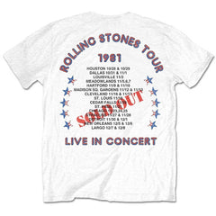 The Rolling Stones Adult T-Shirt -81 Tour Dragon (Back Print) - Official Licensed Design - Worldwide Shipping - Jelly Frog