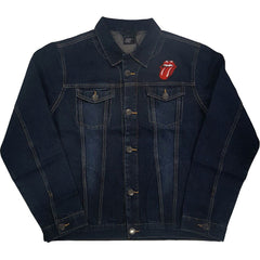 The Rolling Stones Denim Jacket - Classic Tongue Official Licensed Design - Worldwide Shipping - Jelly Frog
