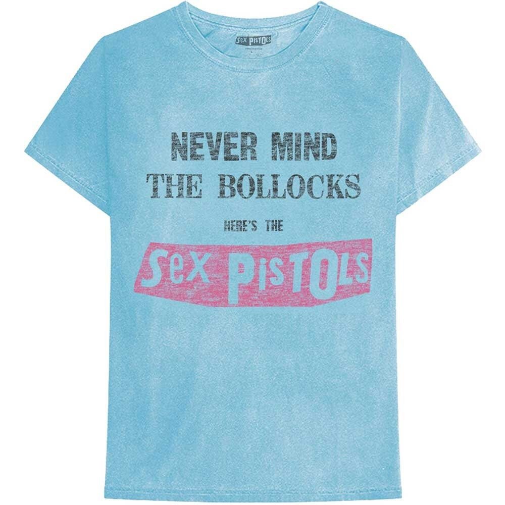 The Sex Pistols T-Shirt - Never Mind the Bollocks Distressed Mineral Wash - Unisex Official Licensed Design - Worldwide Shipping - Jelly Frog