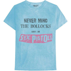 The Sex Pistols T-Shirt - Never Mind the Bollocks Distressed Mineral Wash - Unisex Official Licensed Design - Worldwide Shipping - Jelly Frog