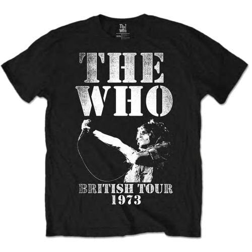 The Who Unisex T-Shirt - British Tour 1973 - Official Licensed Design - Worldwide Shipping - Jelly Frog