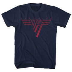 Van Halen Adult T-Shirt - Classic Red Logo - Official Licensed Design - Worldwide Shipping - Jelly Frog