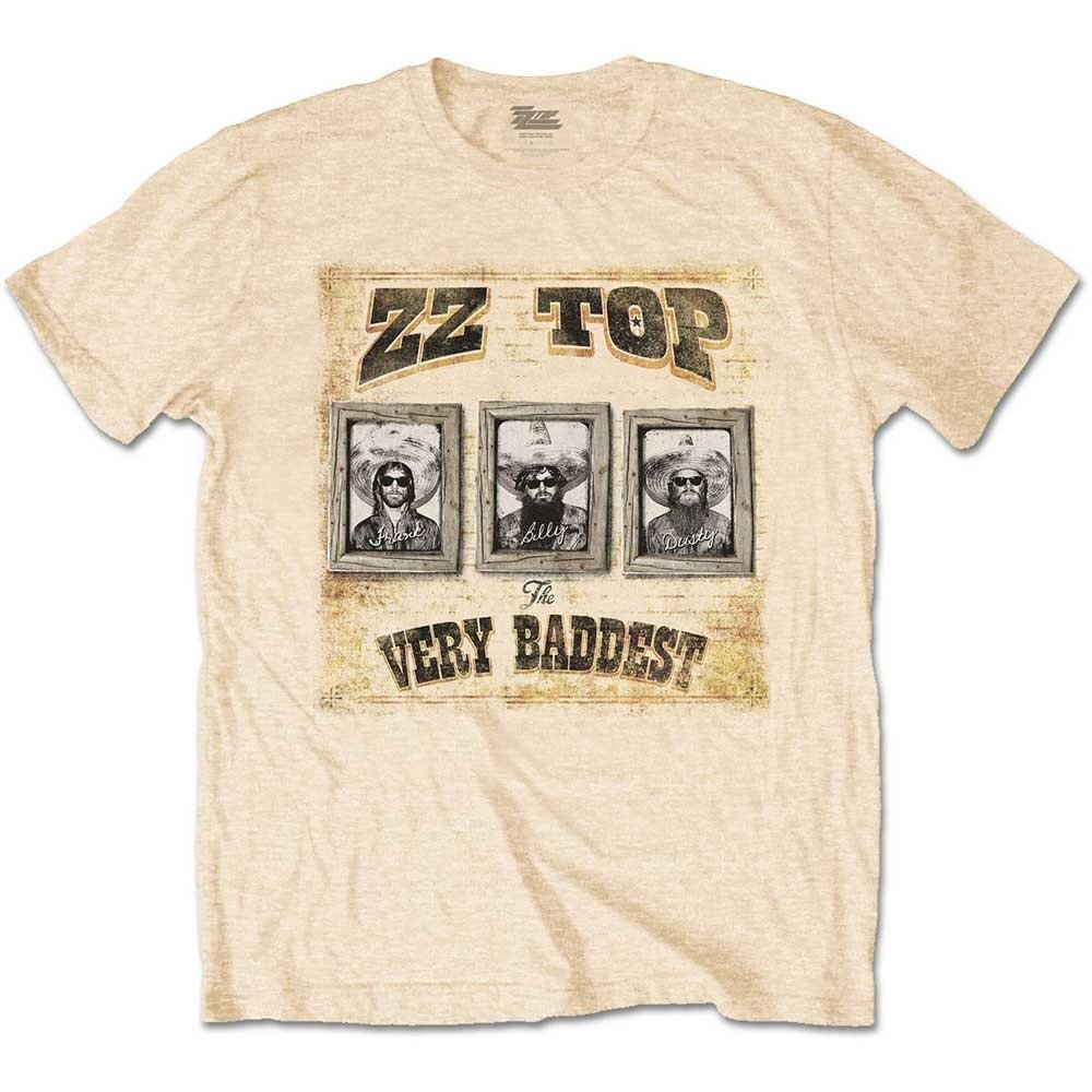 ZZ Top T-Shirt - Very Baddest - Unisex Official Licensed Design - Worldwide Shipping - Jelly Frog